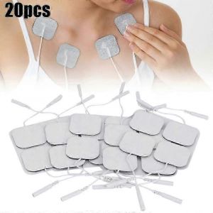 20pcs Machine Remplacement Électrode Coussinets Corps Physiothérapie Masseur Autocollants - Neuf