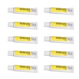 Lot de 10 adhesifs thermoconducteurs de 5 g chacun, 1,5 MPa, forte adherence, pour dissipateur thermique, pour carte graphique LED - Neuf