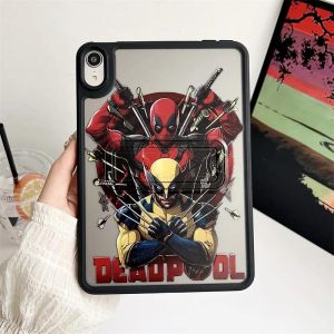 Pour Ipad 9 8 7e G&eacute;n&eacute;ration Air 2 3 4 5 6 10.9 13 Mini 6 Pro 11 A16 &Eacute;tui Dessin Anim&eacute; Spider Man Iron Man &Eacute;tui De Protection Souple Pour Tablette Ipad Mini 6 7 8.3in-Violet - Neuf