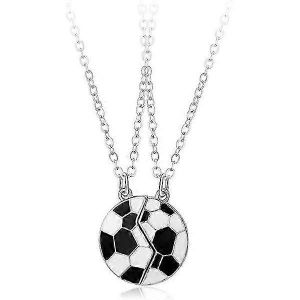 Le Meilleur Ami De Collier Cadeaux D'amiti&eacute; Collier Magn&eacute;tique Correspondant De Football Pendentif Bff Collier Pour 2 Gar&ccedil;ons Filles[Hk] - Neuf