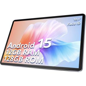 CHECARZHN--NO1-Tablette Android 15 2025, 10"", 12 Go De Ram + 128 Go De Rom (1 To Tf), Octa-Core, 1280 X 800 Hd, 6000 Mah (Avec Ntc), Widevine L1, 8 Mp + 5 Mp, 2,4 G + 5 G Wifi, Gps, Bluetooth 5.0, Avec Étu - Neuf