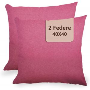 CAUC-Housses de coussin pour canap&eacute; 40 x 40 cm u2013 Housses de coussin 40 x 40 cm u2013 Taies d'oreiller pour canap&eacute; et chambre u2013 Taies d'oreiller d&eacute;coratives pour canap&eacute; 2 pi&egrave;ces Magenta - Neuf