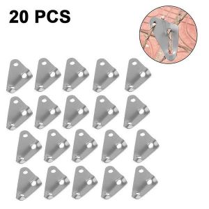 Lot De 20 Tendeurs De Haubans Légers En Aluminium Pour Tentes Et Équipements De Plein Air ¿ Tendeurs De Corde Durables, Haute Visibilité Et Polyvalents - Neuf