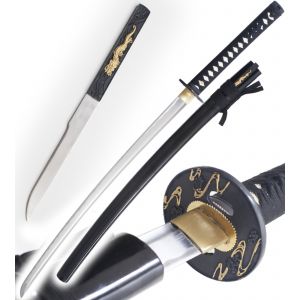 Katana Fudoshin Lame Maru 1045 Epee avec Kozuga K400 D&eacute;coration - Neuf
