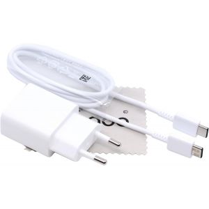 Chargeur Pour Samsung 15w Pour Samsung Galaxy Z Flip 4,Z Fold 4,Xcover 6 Pro,A04s,A13 4g,A23,A23 5g,M13,M32 5g,Tab S7 Fe,Tab Active 4 Pro (5g) Pd Avec Chiffon De Nettoyage D'&eacute;cran Mungoo - Neuf