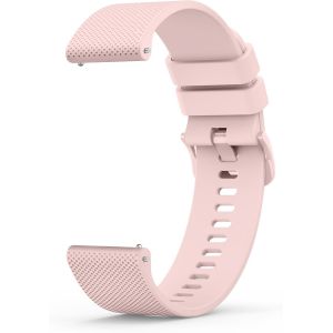Kal-20mm 22mm Bracelet De Montre En Silicone, Souple Bracelet De Replacement En Dégagement Rapide Avec Boucle En Même Couleur Homme Femme 20mm 22mm (Rose, 20mm) - Neuf
