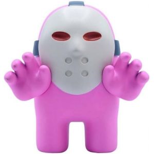 Sansh-Toys Figurines Compatibles Avec Among Us Action Figurines En Boîte Présentoir 5 X Assorties Figurines À Collectionner 18cm (Le Masque De Jason - Rose) - Neuf