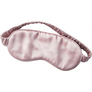 Masque Pour Les Yeux En Soie De Mûrier, Masque De Mûrier Naturel Pur Pour Dormir La Nuit, Ultra Doux, Avec Bouchons D'oreilles (Rose) - Neuf