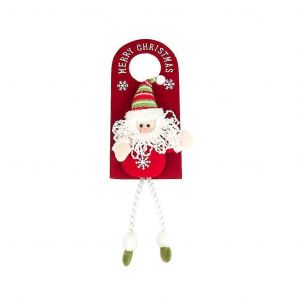 De Porte De No&euml;l Suspendus Pendentifs En Forme De Bonhomme De Neige De Santa Porte Cintres Pour L'Accueil De L'H&ocirc;tel Du Conseil De Poign&eacute;e De Porte Accrocher Des Ornements Pour Les Vacances De No&euml;l, - Neuf