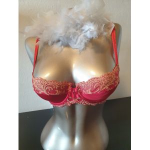 Soutien-Gorge Grenade Lise Charmel Collection Splendeur Soie 85c - Neuf