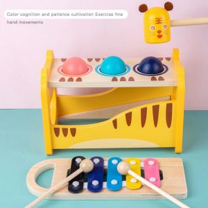 B&eacute;b&eacute; Knock Jouet Musical Xylophone Piano Instrument Jouets &Eacute;ducatifs En Bois Mini Pouce Piano Jeu Jouet Pour Les Enfants - Neuf