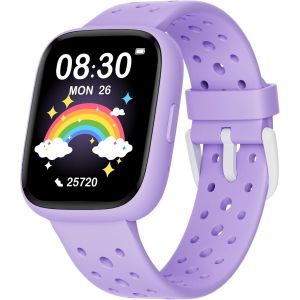 Montre Connect&eacute;e Enfant Non App Connect&eacute;e, 1,83"" Smartwatch Avec Podom&egrave;tre, Ip68 &Eacute;tanche, Cardiofrequencem&egrave;tre, Moniteur De Sommeil, Jeux De Puzzle Pour Filles Les Enfants De 5 Ans[Mon8301249] - Neuf
