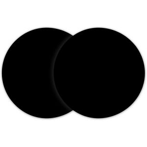 SJZG-Lot De 2 Tapis De Cuisson Multi-Usages En Silicone Pour Micro-Ondes, 30,5 Cm, Tapis De Cuisson Anti-Adhésif Pour Fond De Four, Tapis De Four Résistant À La Chaleur (Noir) - Neuf