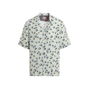 Chemise En Viscose Et Lin Verte - Paul Smith - Neuf