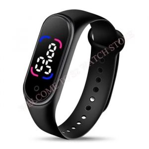 MONTRE BLUETOOTH-MONTRE INTELLIGENTE ,M6B--Montre de sport num&eacute;rique LED &eacute;tanche pour enfant, ado gar&ccedil;on et fille, bracelet en silic - Neuf
