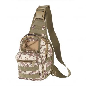 Sac &agrave; dos unisexe en tissu Oxford &agrave; bandouli&egrave;re (d&eacute;sert num&eacute;rique) - Neuf