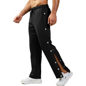 Ulteronixshop-Pantalon De Jogging Pour Homme Pantalon De R&eacute;&eacute;ducation Ouverture Lat&eacute;rale Pantalon De Surv&ecirc;tement Avec Boutons Pression Baggy Pantalons De Sport Postop&eacute;ratoire Fitness Jogging - Neuf