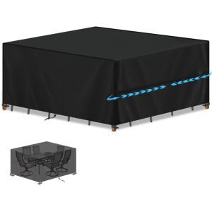 Bache De Protection Exterieur Salon De Jardin Impermeable Bache Table Exterieur,Anti-Uv 420d Oxford Tissu Protection Table De Jardin Exterieur,House Table Exterieur 220x180x80cm - Neuf