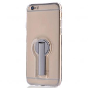 B.O.W Tpu Clear Phone Case Housse De Protection Avec Support Pour Iphone 6 / 6s Plus (Gris) - Neuf