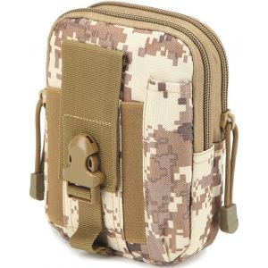 Eryi-Sac Compact De Poche De Taille Tactique Molle Edc, Support D'étui De Téléphone Portable De Ceinture De Poche Tactique Polyvalente Pour L'entraînement, La Randonnée, Le Camping - Neuf