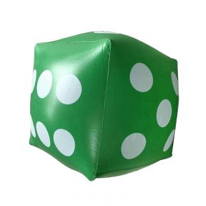 D&eacute;s Gonflables En Pvc De 11,81 Pouces, Accessoires De Jeu Amusants Et Fantaisie Pour La Famille, Id&eacute;al Pour Les F&ecirc;tes &Agrave; La Piscine-Vert - Neuf