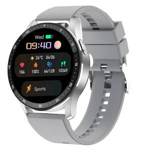 Gejian X7 Casque Montre Intelligente Tws Deux En Un Sans Fil Bluetooth Double Casque Appel Santé Pression Artérielle Sport Musique Smartwatch.Silver. - Neuf