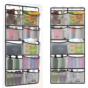 Mevronisshop-Rangement À Suspendre Portess,Étagère À Suspendre,Rangement Suspendu,Organisateur De Portess,Organiseur De Suspension Multifonction Portess Avec 10 Poches En Filet Pour Cuisine De Chambr - Neuf