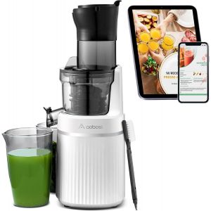 NouvelHorizonstore-Extracteur de jus AOBOSI 200W-Extracteur de jus de fruits et l&eacute;gumes avec fonction invers&eacute;e et deux tailles de filtre-Juicer machine-Extracteur jus avec puce intelligente-Presse-ag - Neuf