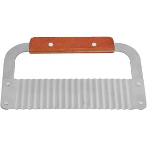 Coupe-Trancheuse, Poign&eacute;e De Bois Dur Savon Cire Trancheuse Ondul&eacute;e Coupe-Trancheuse Moule Fruit L&eacute;gume Ondul&eacute; Froisser Outils De Coupe - Neuf