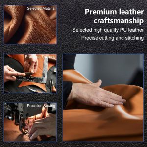 CMJAAGUR-Cover Pour Honor Magic 7 Pro Coque Avec Support Pliable & Antid&eacute;rapant & Anti-Empreinte Silicone Souple + Cuir Pu Coque Pour Honor Magic 7 Pro Case[M1606] - Neuf