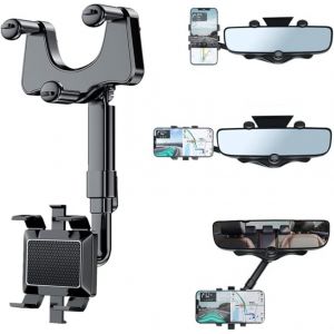 CMJAAGUR-Porte-Supports Supports De Miroir Rétrov Ur Pour Voiture Pour Téléphone Portable, Adapté Pour Smartphone De 3 À 7 Pouces[M190] - Neuf