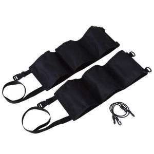 2pcs / Set Si&egrave;ge De Voiture Chasse Fusil De Chasse Fusil De Carabine Titulaire Sac Suspendu Noir - Neuf