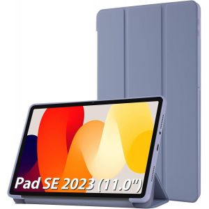 Coque Compatible Pour Xiaomi Redmi Pad Se 11.0"" 2023 Housse De Protection En Cuir Pu Étui Magnétique Ultra-Mince Avec Fonction Support - Gris.[F734] - Neuf
