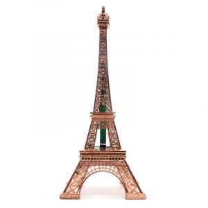 Modèle de la Tour Eiffel, Statue de la Tour Eiffel de Paris avec figurine LED pour décoration de table, 25 cm - Neuf