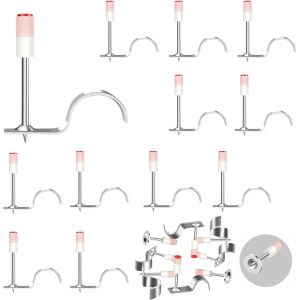 Clous pour pistolet à béton 7,3 mm Mini manuel en acier Fixation murale Rivet Outil Accessoires pour câble de plafond (25 mm,100 pièces) - Neuf