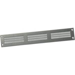 300x50mm Grille de Ventilation avec Moustiquaire - Grilles d'aération en Métal - Acier Galvanisé - Neuf
