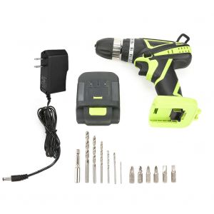 Kit perceuse-visseuse electrique sans fil a batterie lithium rechargeable 14,4 V (prise US 110 V) - Neuf