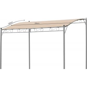 Ulteronixshop-Toit De Rechange Pour Pergola Sable 250 X 300 Cm - Neuf