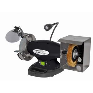 Touret &agrave; meuler 250 watts avec brosse 150mm - Neuf