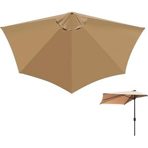 Ulteronixshop-Demi-Parasol De Rechange, 5 Baleines Semi-Circulaires, Housse De Rechange Pour Parasol, Pour Appartement, V&eacute;randa, Maison De Ville - Neuf