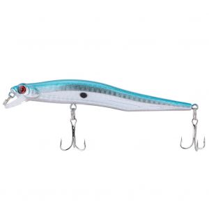 Leurres Souples Vivid Sound, Leurres Artificiels Coulants Pour La Peche Au Vairon Avec Hamecons (Bleu Clair) - Neuf