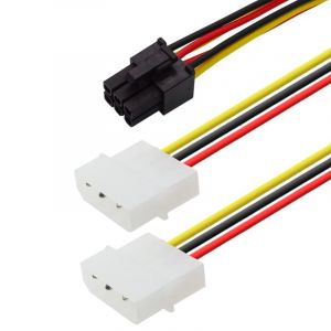 6-pin PCI-E grafica card power cable 0.15 m - Neuf