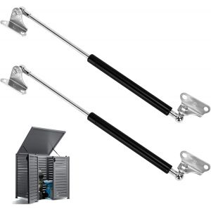 Lot De 2 V&eacute;Rins &agrave; Gaz, Universel Amortisseur &agrave; Gaz Charni&egrave;Re Levage De Porte, Verin Hydraulique, Verin De Placard Cuisine, Verin Meuble, Ressort Amortisseurs &agrave; Gaz (15 Pouces, 300N) - Neuf