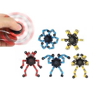 Lot de 3 toupies gyroscopiques transformables - Couleurs al&eacute;atoires pour soulager le stress et jouer de mani&egrave;re cr&eacute;ative - Neuf