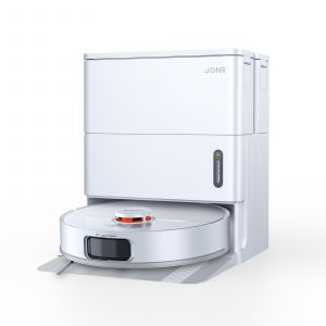 JONR T5 Pro Gen 2 Robot Aspirateur,4L Capacit du Collecteur - 15000Pa - 5200mAh - levage automatique - Poils d'animaux-Tapis - APP - Blanc - Neuf