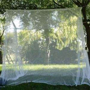 Moustiquaire De Lit,200x200x180cm Moustiquaire Carrée Universelle Moustiquaire Camping,Moustiquaire Baldaquin Pour Lit Double,Lit Simple,Lit Pliant Et Lit Bébé - Neuf