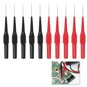 10 Pi&egrave;ces Pointe de Touche Multimetre,Sonde de Test 0,7 mm,Pinces de Test en Acier Inoxydable avec &Eacute;tui de Protection,Id&eacute;ales pour Mesures &Eacute;lectriques et R&eacute;parations Automobiles - Neuf
