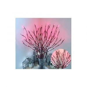 Guirlande Lumineuse Décorative À Led Rose Pour Arbre De Noël (Vase Non Inclus) - Neuf