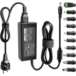 60W DC12V 5A Universal Power Supply Charger 12V for LED Laptops PC LCD TFT Radios AC Adapter AVCE 10 Tips 5.5 x 2.5 mm 3.5 x 1.35 4.8 x 1.7 6.5 x 4.4 6.5 x 3.0 5.5 x 3 mm - Neuf
