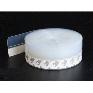 Joint D'&eacute;tanch&eacute;it&eacute; En Silicone De 25 Mm Pour Portes Et Fen&ecirc;tres - Bande Transparente De 5 M - Neuf